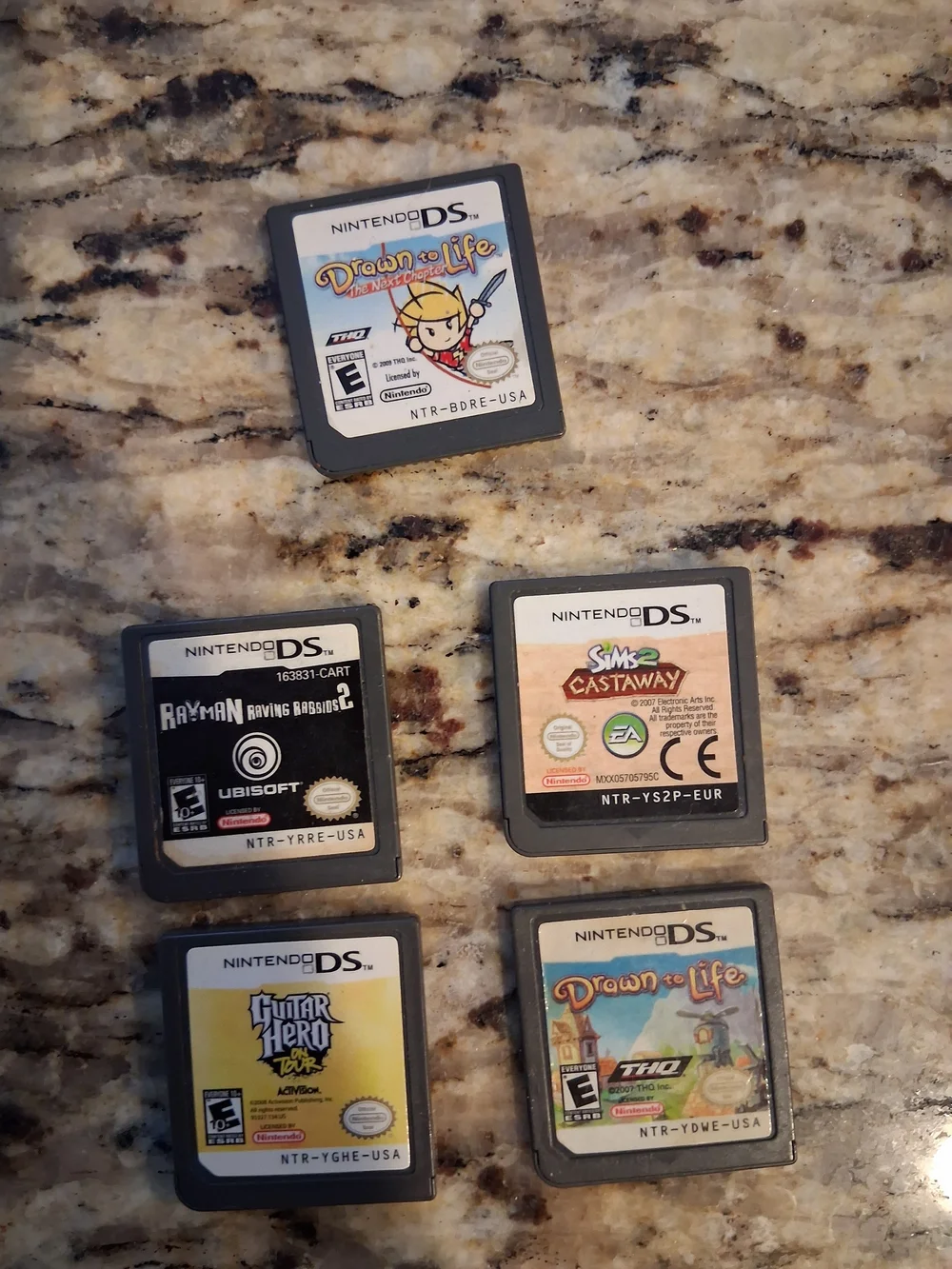 Nintendo DS Games Lot Of 5